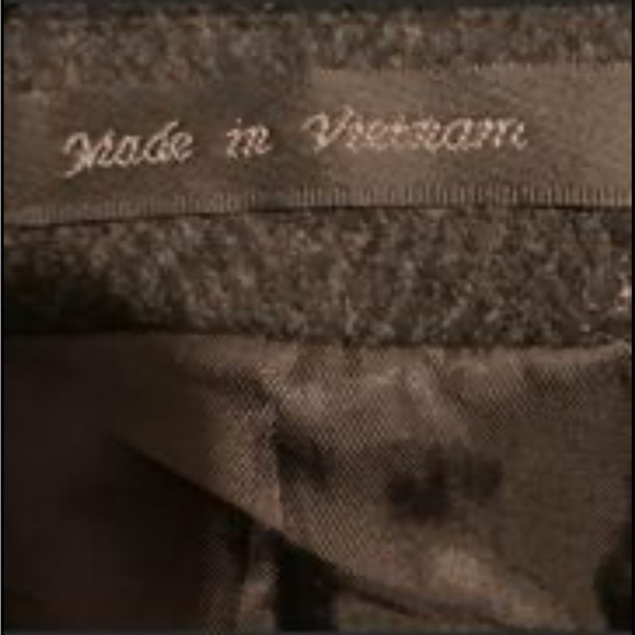 Chaps Gray Men’s Wool coat size Large - Picture 3 of 4